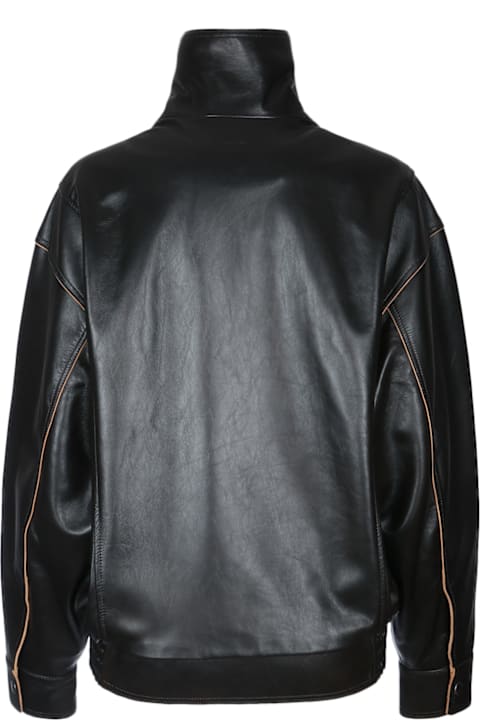 Calvin Klein for Kids Calvin Klein Contrast Lamb Leather Paneled Bo