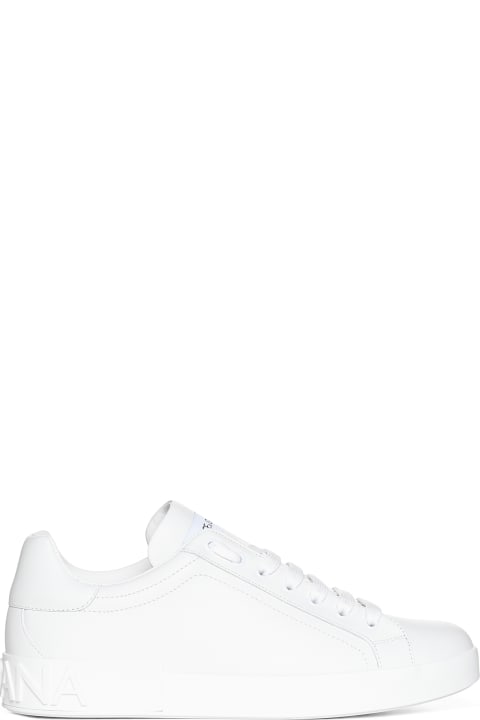 Dolce & Gabbana Shoes for Men Dolce & Gabbana Portofino Leather Sneakers