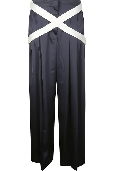 J.W. Anderson for Women J.W. Anderson Crossover Strap Wide Leg Trousers