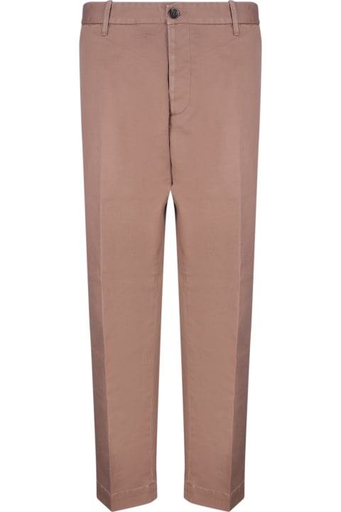 Fashion for Men Nine in the Morning Brown Wide Drill Trousers By Nine In The Morning
