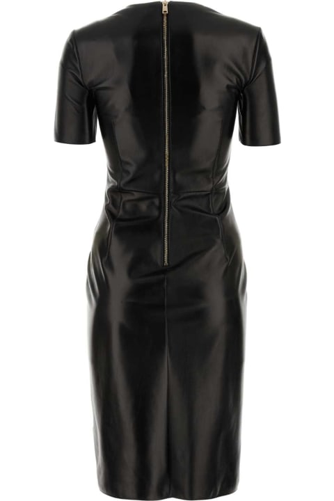 Dresses for Women Prada Black Nappa Leather Dress