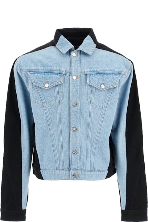 Mugler Clothing for Men Mugler Two-tone Denim Jacket