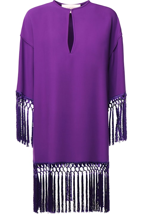 Homeware Valentino Garavani Purple Cady Dress