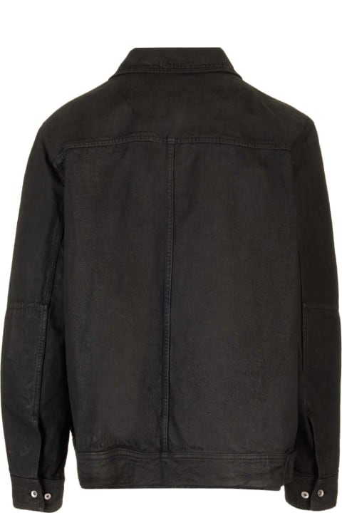 Rick Owens Coats & Jackets for Men Rick Owens 'lido' Denim Worker Jacket