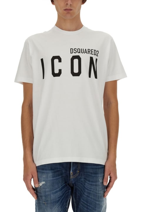Fashion for Men Dsquared2 Logo Print T-shirt