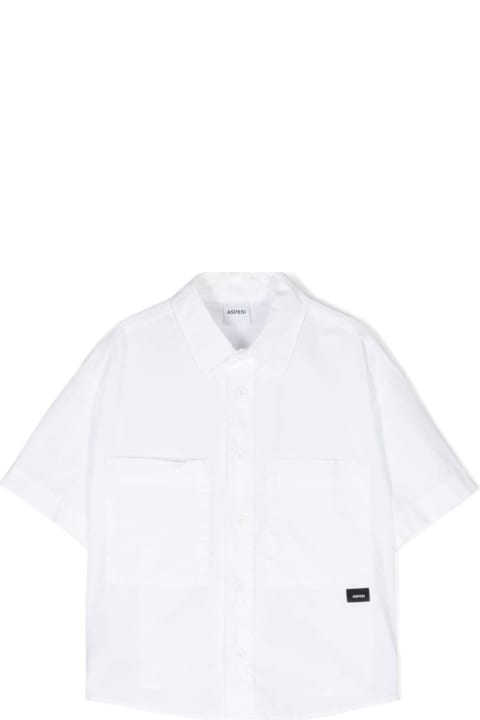 Aspesi Shirts for Boys Aspesi Shirt With Logo