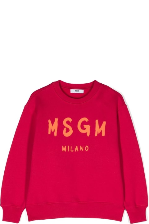 ボーイズ MSGMのニットウェア＆スウェットシャツ MSGM Sweatshirt With Logo