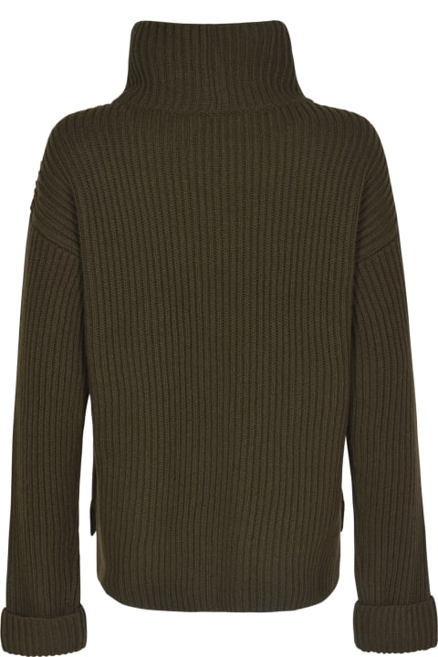 Turtleneck Woven Sweater