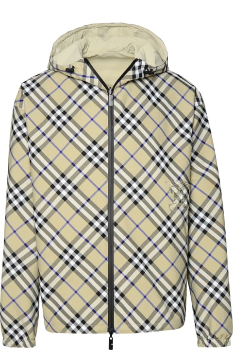 メンズ コート＆ジャケット Burberry Reversible Beige Polyester Jacket