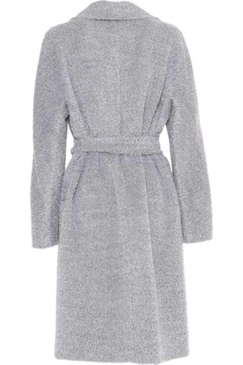 Max Mara Studio Coats & Jackets for Women Max Mara Studio Galante Medium Grey Coat