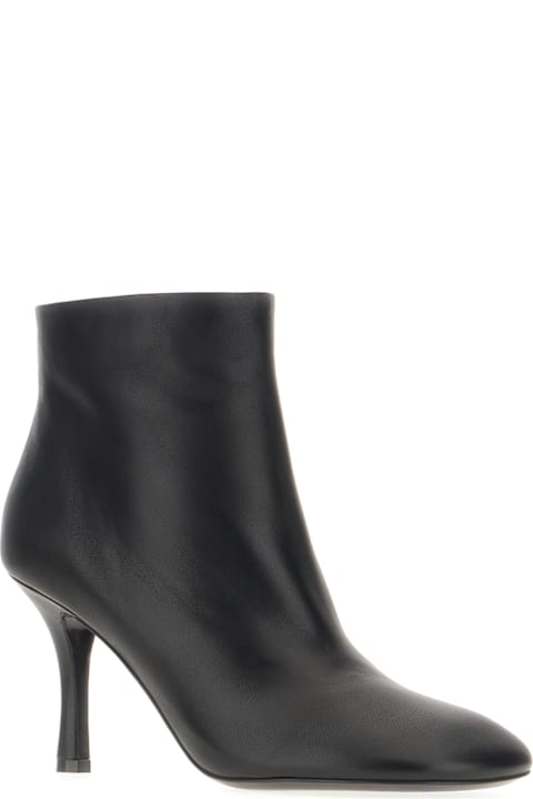 Burberry Boots for Women Burberry Black Leather Ankle Boots