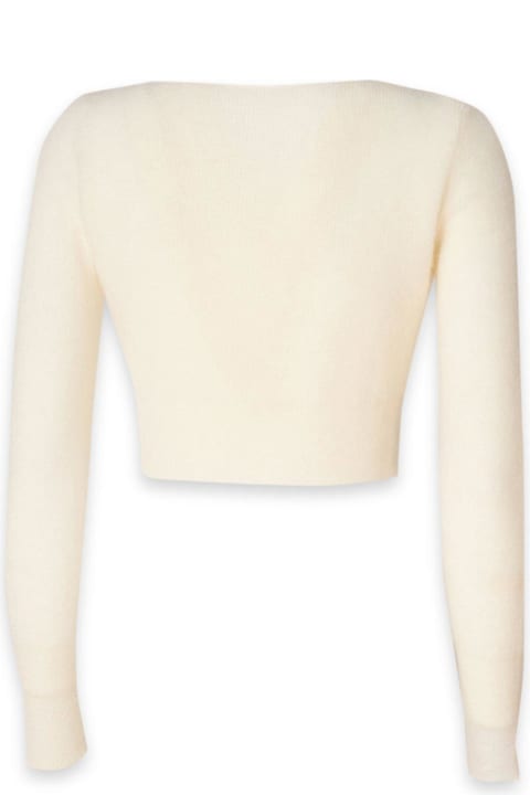 Sweaters for Women Jacquemus V-neck Buttoned Cropped Cardigan