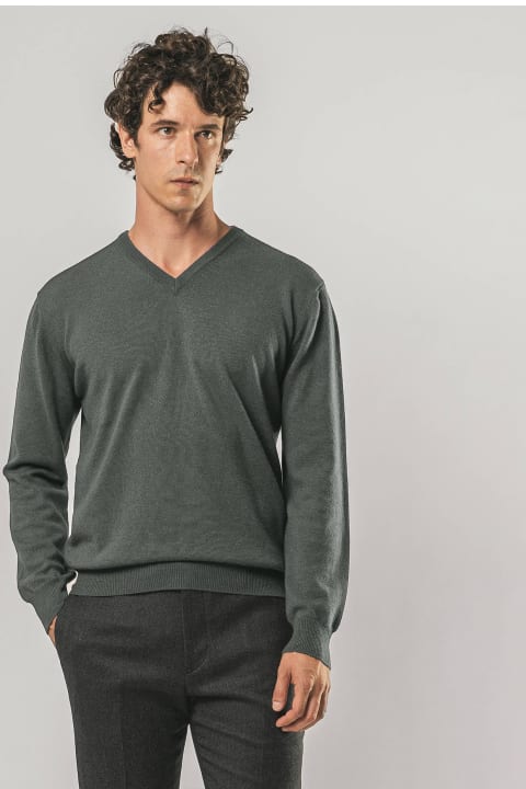 Homeware Larusmiani V-neck Sweater Bachelor Sweater