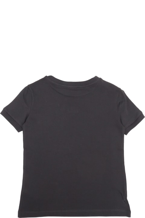 Dolce & Gabbana T-Shirts & Polo Shirts for Girls Dolce & Gabbana Black D&g T-shirt