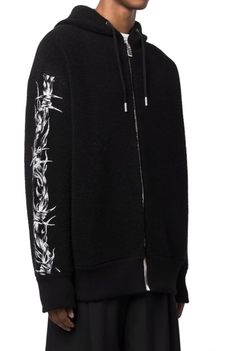 Givenchy Clothing for Men Givenchy Wool Zipped Hoodie