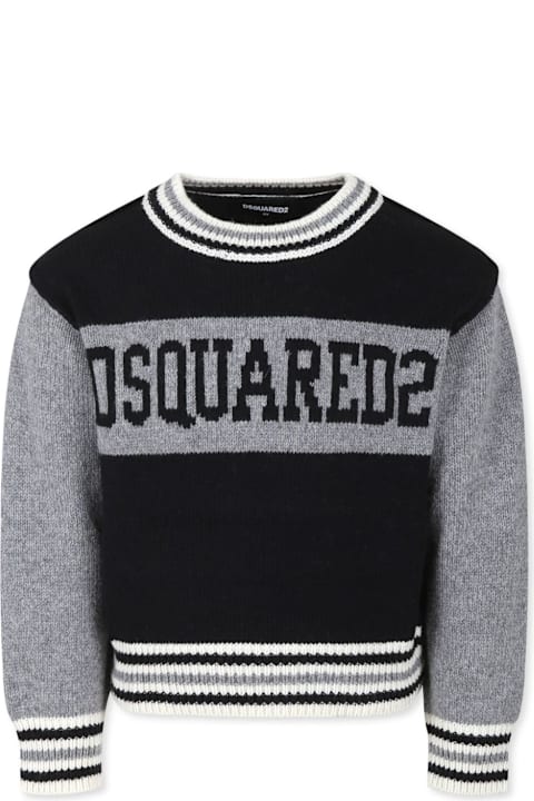 Dsquared2 for Kids Dsquared2 Maglione Con Logo