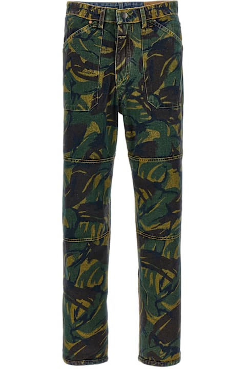 Martine Rose Men Martine Rose Camo Reversible Jeans