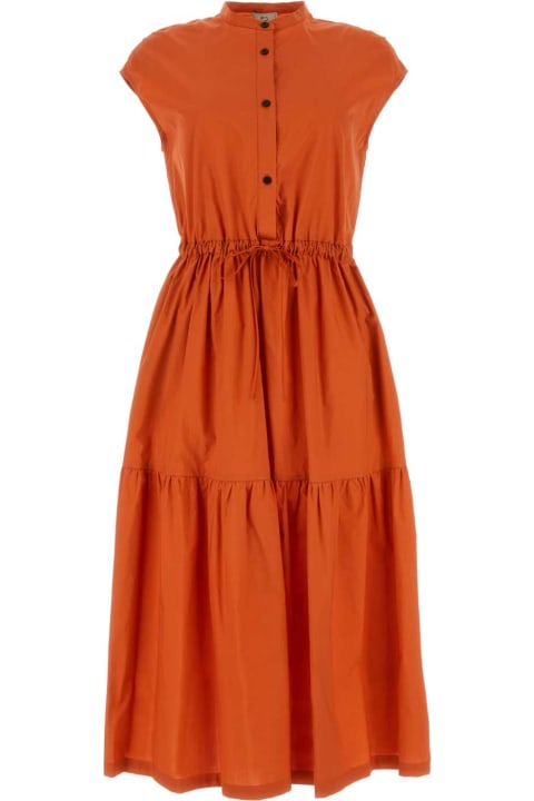 ウィメンズ新着アイテム Woolrich Orange Cotton Dress