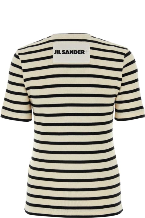 Fashion for Women Jil Sander Embroidered Cotton T-shirt