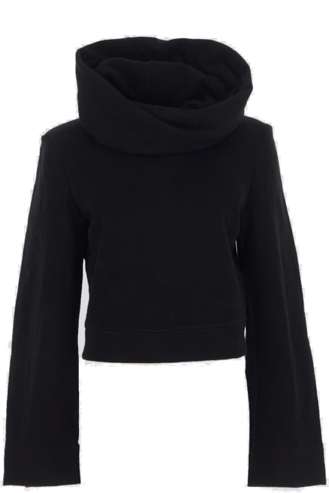 Fleeces & Tracksuits for Women Saint Laurent Straight Hem Long-sleeved Hoodie
