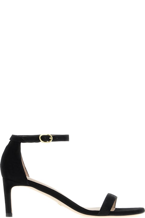 Sandals for Women Stuart Weitzman Black Suede Sandals