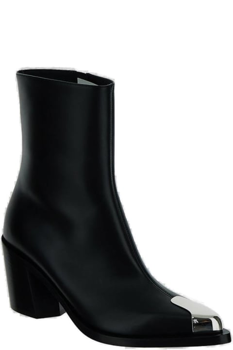 Alexander McQueen for Women Alexander McQueen Punk Toe-cap Side-zip Boots