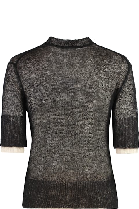 Hugo Boss for Women Hugo Boss Mohair Blend Crew-neck Sweater