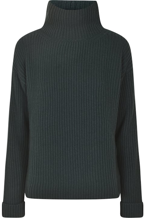 Base Sweaters for Women Base High Turtleneck Plain Knit Pullover