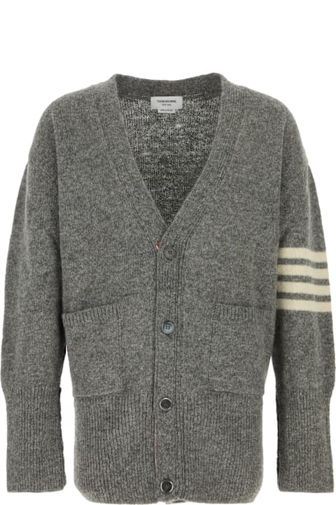 Thom Browne for Homeware Thom Browne Jersey Stitchexaggerated Fitv Neck Car