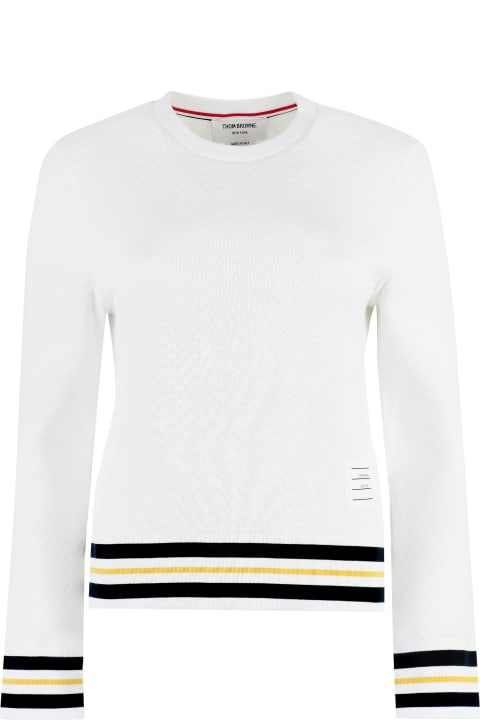 Thom Browne for Women Thom Browne Cotton-blend Sweatshirt