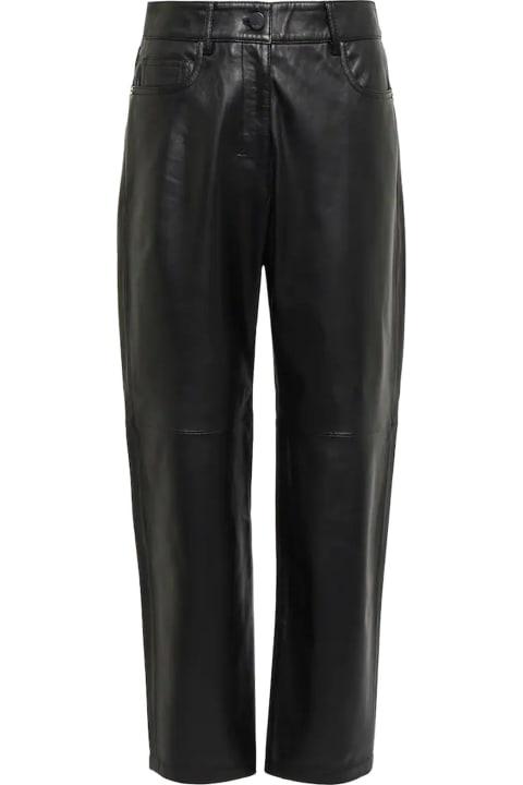 'S Max Mara Pants & Shorts for Women 'S Max Mara Liana Leather Pants
