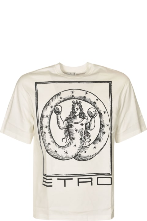 メンズ新着アイテム Etro Logo Printed T-shirt
