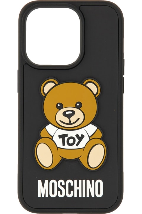 Moschino Hi-Tech Accessories for Women Moschino Teddy Cover For Iphone 14 Pro