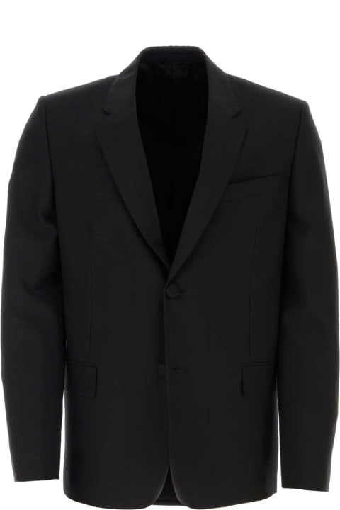 Homeware Givenchy Black Stretch Wool Blend Blazer