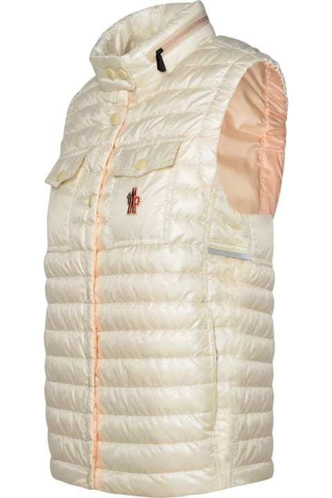 Moncler Coats & Jackets for Women Moncler 'gumiane' White Polyamide Vest
