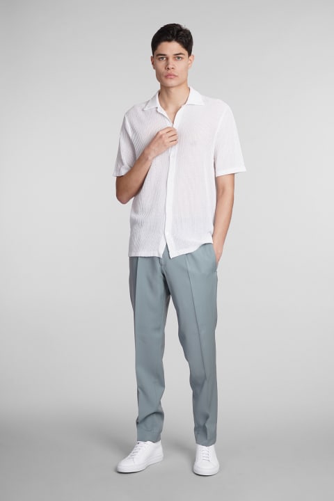 Ballantyne Shirts for Men Ballantyne Shirt In White Linen