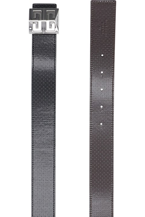 Givenchy أحزمة لـ القسم الرجالي Givenchy "4g" Reversible Logo Belt