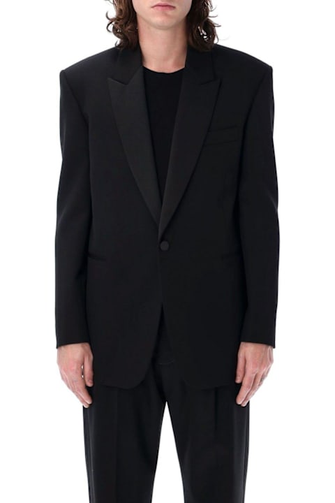 Saint Laurent Coats & Jackets for Men Saint Laurent Single-breasted Tuxedo Jacket