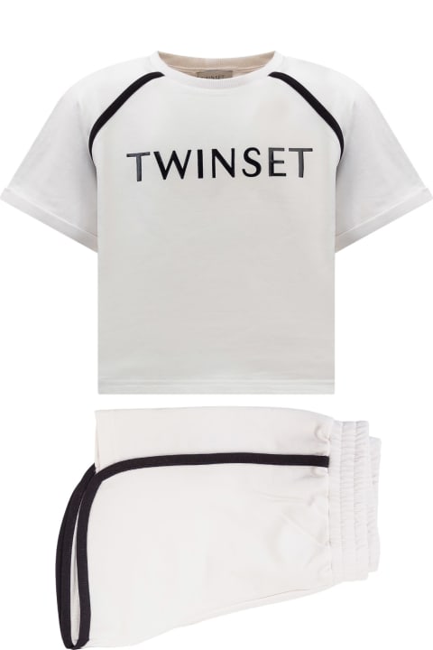ガールズ TwinSetのジャンプスーツ TwinSet T-shirt And Shorts Set