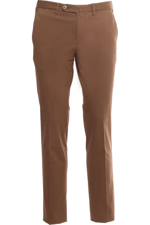PT01 Clothing for Men PT01 Brown Superslim Trousers