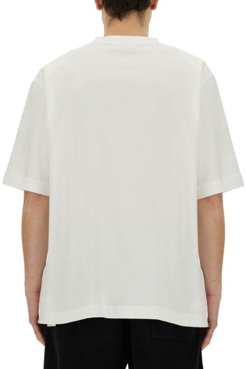 Topwear for Men Off-White Logo Printed Crewneck T-shirt