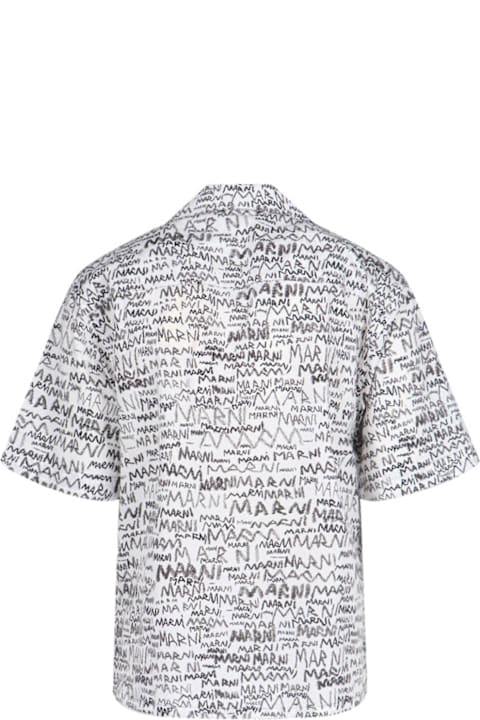 Homeware Marni 'scribble' Bowling Shirt