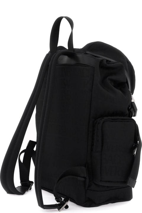 Bags for Men Versace Versace Allover Neo Nylon Backpack