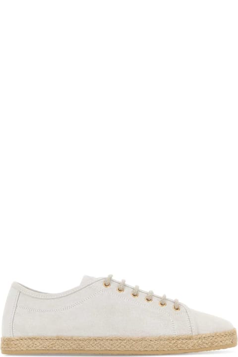 Homeware Brunello Cucinelli Chalk Suede Sneakers