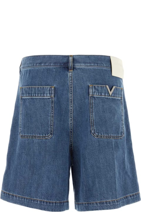 Valentino Garavani Pants for Men Valentino Garavani Denim Bermuda Shorts