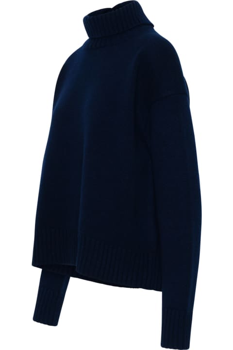 Jil Sander Sweaters for Women Jil Sander Sweater In Navy Cashmere Blend