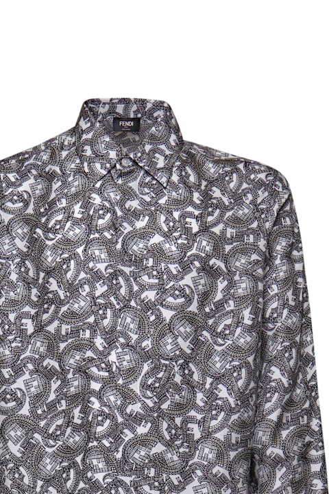 Fendi for Men Fendi Diamond Silk Shirt