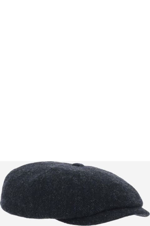 メンズ Stetsonの帽子 Stetson Tweed Wool Cap