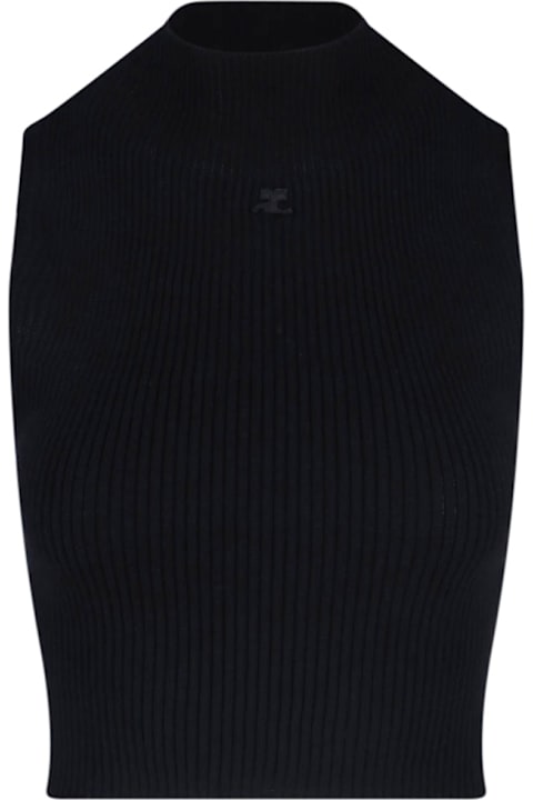 Courrèges for Women Courrèges Logo Crop Top