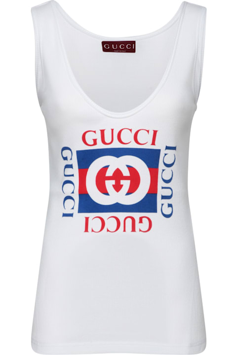 Topwear for Women Gucci Ribbed Tank Top Gucci Print
